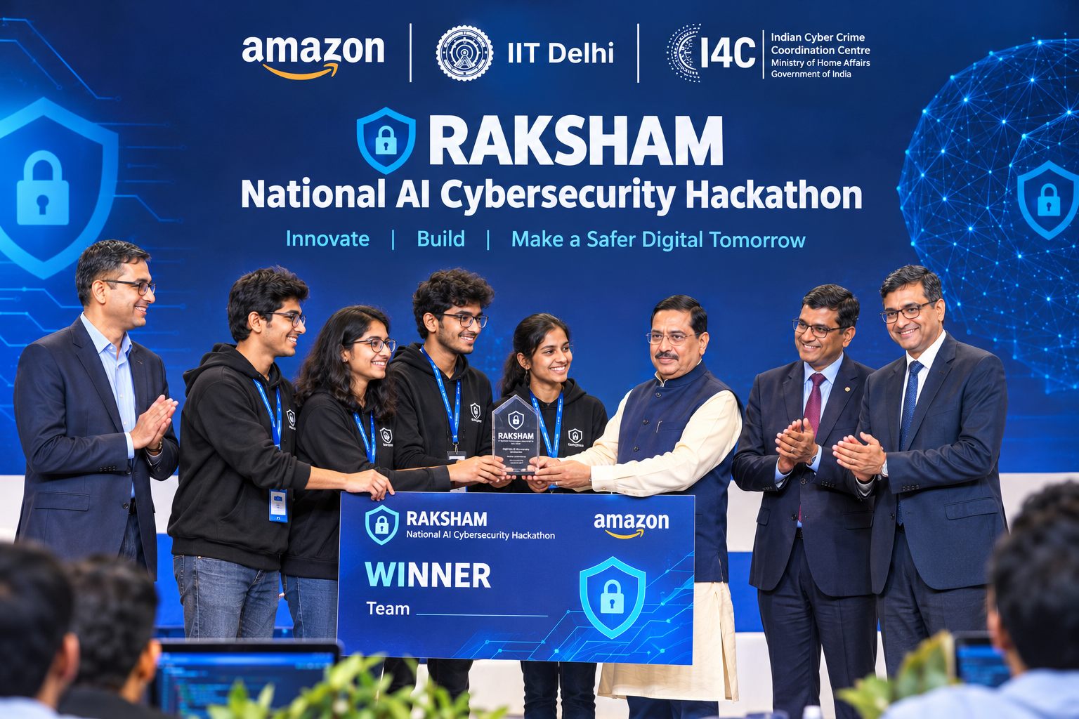 Amazon, IIT Delhi, 14C announce winners of national AI cybersecurity hackathon